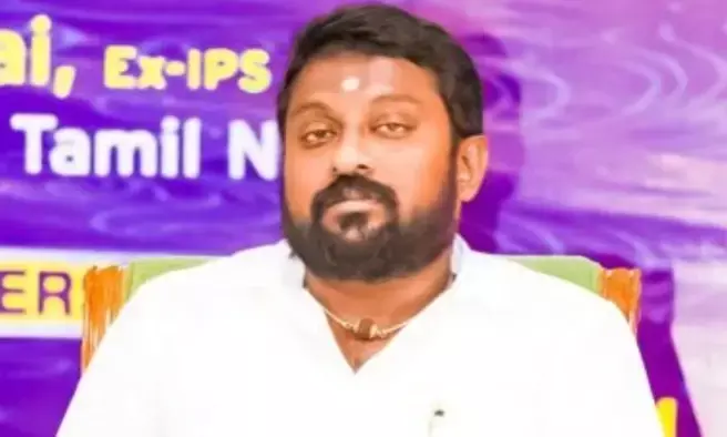 ಟ್ವಿಟರ್‌ನಲ್ಲಿ ಸುಳ್ಳು ಸುದ್ದಿ ಹರಡಿದ ಆರೋಪ: ತಮಿಳುನಾಡು ಬಿಜೆಪಿ ನಾಯಕನ ಬಂಧನ