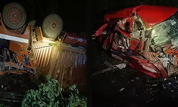 ಸುಳ್ಯ: ಕಾರಿಗೆ ಕಂಟೈನರ್ ಲಾರಿ ಢಿಕ್ಕಿ: ಓರ್ವ ಮೃತ್ಯು, ನಾಲ್ವರು ಗಂಭೀರ