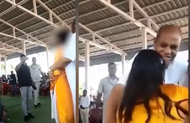 ಬಾಲಕಿಯರ ಎದೆ ಭಾಗ ಸ್ಪರ್ಷಿಸುವ ಬಿಜೆಪಿ ಶಾಸಕನ ಅನುಚಿತ ವಿಡಿಯೋ ವೈರಲ್:‌ ವ್ಯಾಪಕ ಆಕ್ರೋಶ