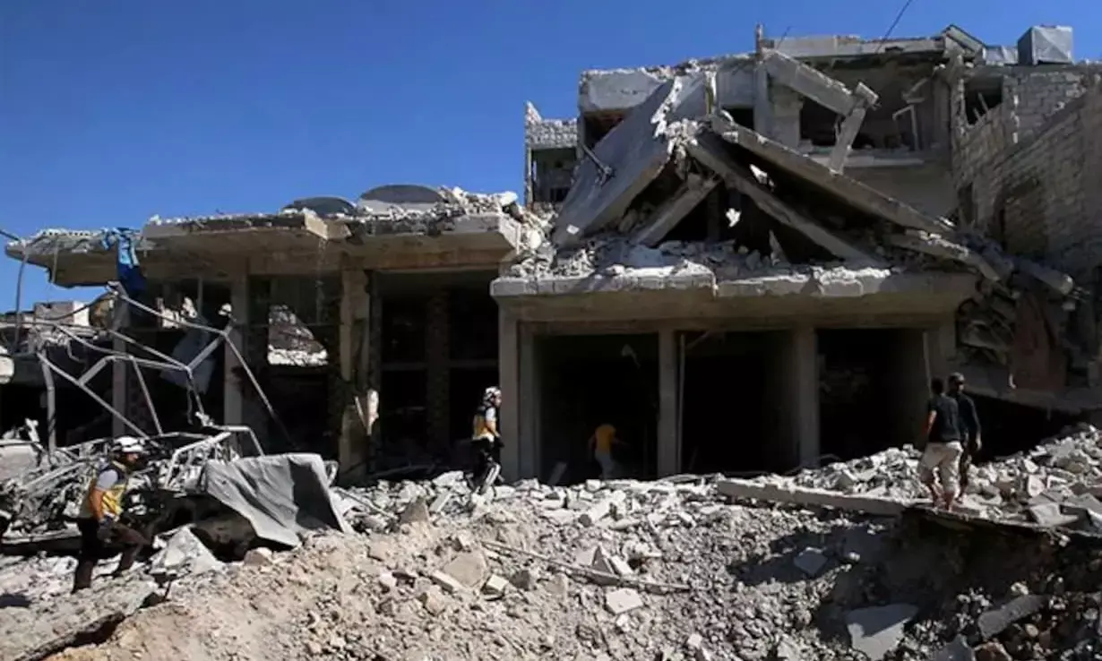 ಸಿರಿಯ ತರಕಾರಿ ಮಾರುಕಟ್ಟೆ ಮೇಲೆ ವಾಯು ದಾಳಿ: 9 ಸಾವು, 30 ಮಂದಿಗೆ ಗಾಯ