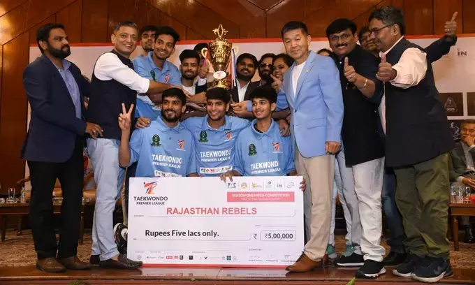 ಚೊಚ್ಚಲ ಟೆಕ್ವಾಂಡೋ ಪ್ರೀಮಿಯರ್ ಲೀಗ್ ಗೆದ್ದ ರಾಜಸ್ಥಾನ ರೆಬೆಲ್ಸ್