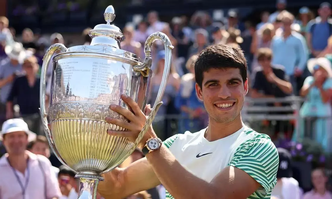 ಕ್ವೀನ್ಸ್ ಕ್ಲಬ್ ಟೆನಿಸ್ ಟೂರ್ನಮೆಂಟ್: ಕಾರ್ಲೊಸ್ ಅಲ್ಕರಾಝ್ ಚಾಂಪಿಯನ್