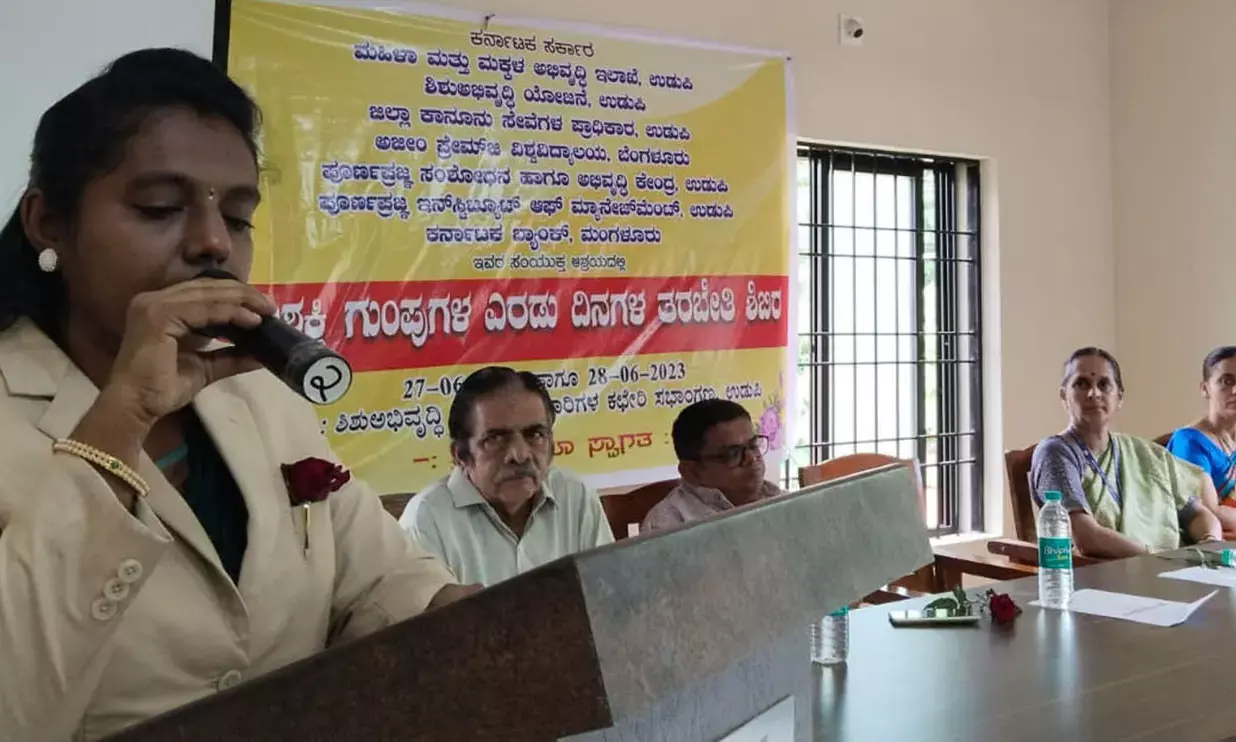 ಉಡುಪಿ: ಸ್ತ್ರೀ ಶಕ್ತಿ ಗುಂಪುಗಳ ಸದಸ್ಯರಿಗೆ ತರಬೇತಿ ಶಿಬಿರ