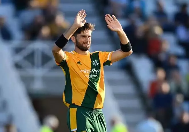 ಇನಿಂಗ್ಸ್ ನ ಮೊದಲ ಓವರ್ ನಲ್ಲಿ 4 ವಿಕೆಟ್: ಟಿ-20 ಬ್ಲಾಸ್ಟ್ ಟೂರ್ನಿಯಲ್ಲಿ ಶಾಹೀನ್ ಅಫ್ರಿದಿ ಅಮೋಘ ಬೌಲಿಂಗ್ ಇನಿಂಗ್ಸ್ ನ ಮೊದಲ ಓವರ್ ನಲ್ಲಿ 4 ವಿಕೆಟ್: ಟಿ-20 ಬ್ಲಾಸ್ಟ್ ಟೂರ್ನಿಯಲ್ಲಿ ಶಾಹೀನ್ ಅಫ್ರಿದಿ ಅಮೋಘ ಬೌಲಿಂಗ್