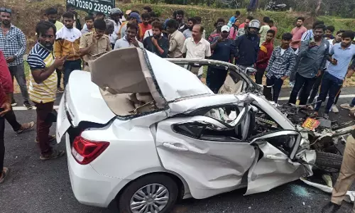 ಬಸ್, ಕಾರು ಢಿಕ್ಕಿ: ದಂಪತಿ ಮೃತ್ಯು