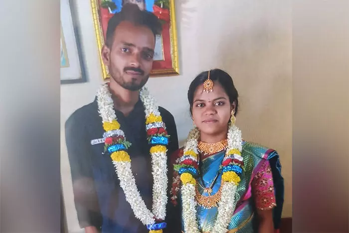 ಪತ್ನಿಯನ್ನು ಹತ್ಯೆಗೈದು ಪತಿ ಪರಾರಿ ಪತ್ನಿಯನ್ನು ಹತ್ಯೆಗೈದು ಪತಿ ಪರಾರಿ