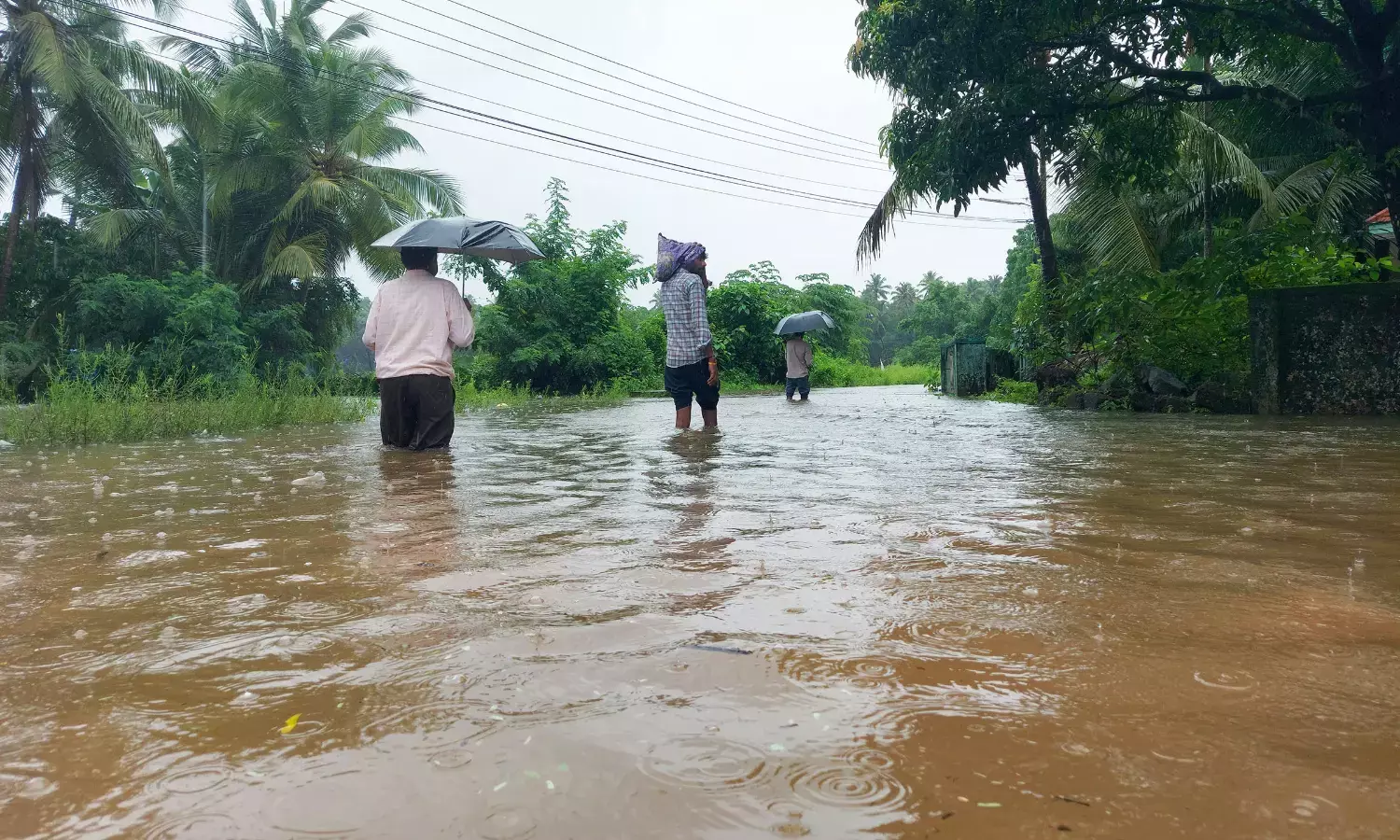 ಭಾರೀ ಮಳೆ: ಉಡುಪಿ ನಗರದ ಹಲವು ಪ್ರದೇಶಗಳು ಜಲಾವೃತ್ತ