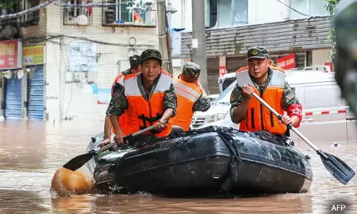 ಚೀನಾದಲ್ಲಿ ಭಾರೀ ಮಳೆಗೆ 15 ಮಂದಿ ಮೃತ್ಯು, 4 ಮಂದಿ ನಾಪತ್ತೆ