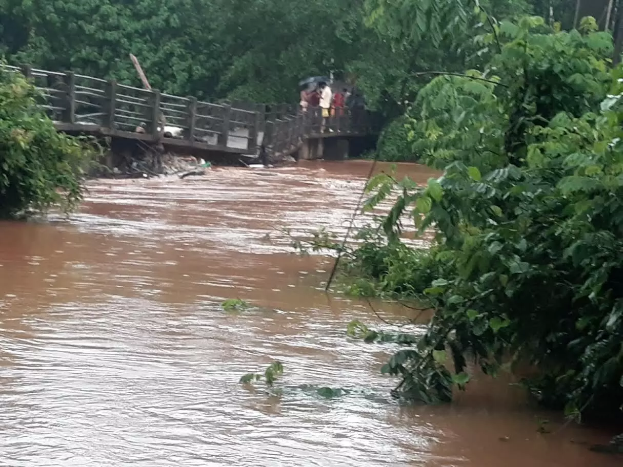 ಕಾಸರಗೋಡು: ಮುಂದುವರಿದ ಮಳೆ ಆರ್ಭಟ, ಹಲವಡೆ ಹಾನಿ, ಶಾಲಾ ಕಾಲೇಜುಗಳಿಗೆ ರಜೆ