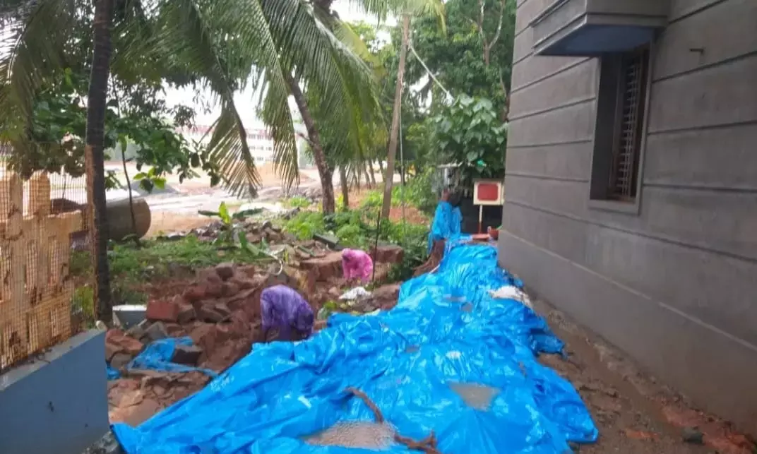 ಬಂಟ್ವಾಳ ತಾಲೂಕಿನಲ್ಲಿ ಮುಂದುವರಿದ ಭಾರೀ ಮಳೆ, ವಿವಿಧೆಡೆ ಹಾನಿ