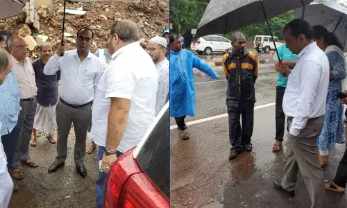 ಭಟ್ಕಳದಲ್ಲಿ ಮುಂದುವರಿದ ಮಳೆ; ಜಿಲ್ಲಾಧಿಕಾರಿ ಭೇಟಿ, ಸಾರ್ವಜನಿಕರ ಆಕ್ರೋಶ