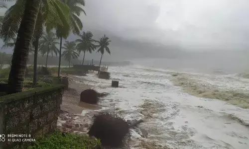 ಭಾರೀ ಮಳೆ : ಬಟ್ಟಪ್ಪಾಡಿಯಲ್ಲಿ ಮನೆಗಳು ಅಪಾಯದಲ್ಲಿ