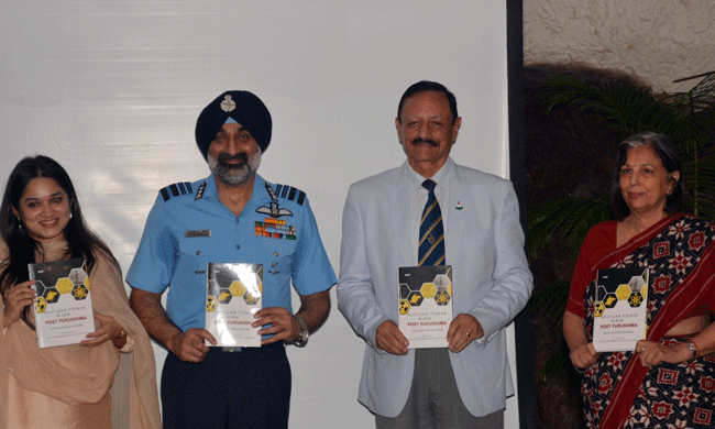 ಪೋಸ್ಟ್ ಫುಕುಶಿಮಾ ಅಣುಶಕ್ತಿ ಕ್ಷೇತ್ರದ ಸವಾಲುಗಳ ಬಗ್ಗೆ ಬೆಳಕು ಚೆಲ್ಲುವ ಕೃತಿ: ವೈಸ್ ಮಾರ್ಶಲ್ ಎ.ಪಿ.ಸಿಂಗ್