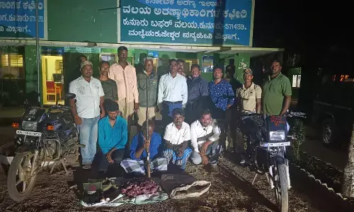 ಚಾಮರಾಜನಗರ: ಜಿಂಕೆ ಬೇಟೆ ಪ್ರಕರಣ, ಆರೋಪಿಗಳ ಬಂಧನ