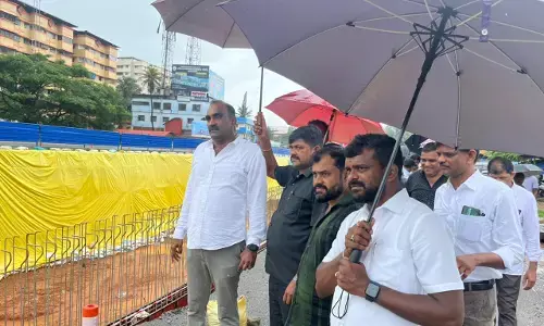 ಸಂತೆಕಟ್ಟೆ ರಾ.ಹೆದ್ದಾರಿ: ಸುರಕ್ಷಿತ ಕಾಮಗಾರಿಗೆ ಶಾಸಕರ ಸೂಚನೆ