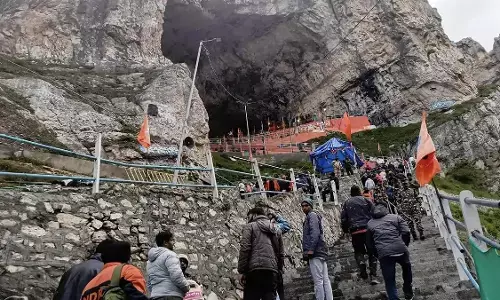 ಭಾರೀ ಮಳೆಯಿಂದಾಗಿ ಅಮರನಾಥ ಯಾತ್ರೆ ಸ್ಥಗಿತ; 370 ಯಾತ್ರಿಗಳಿಗೆ ಸೇನೆ ಆಶ್ರಯ