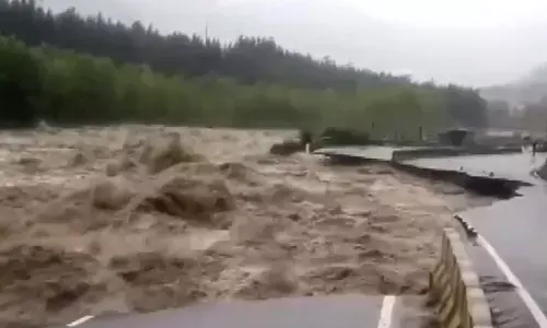 ಹಿಮಾಚಲ: ಭಾರೀ ಮಳೆ, ಭೂಕುಸಿತಕ್ಕೆ ಕೊಚ್ಚಿ ಹೋದ ರಾಷ್ಟ್ರೀಯ ಹೆದ್ದಾರಿ