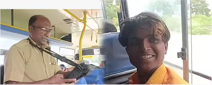 ಕೆಎಸ್ಸಾರ್ಟಿಸಿ ಬಸ್ ನಲ್ಲಿ ತೃತೀಯ ಲಿಂಗಿಗೆ ಟಿಕೆಟ್ ನೀಡುವಲ್ಲಿ ಗೊಂದಲಕ್ಕೀಡಾದ ಕಂಡಕ್ಟರ್ ಕೆಎಸ್ಸಾರ್ಟಿಸಿ ಬಸ್ ನಲ್ಲಿ ತೃತೀಯ ಲಿಂಗಿಗೆ ಟಿಕೆಟ್ ನೀಡುವಲ್ಲಿ ಗೊಂದಲಕ್ಕೀಡಾದ ಕಂಡಕ್ಟರ್