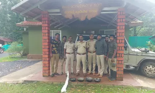 ಕಾಡುಪ್ರಾಣಿಗಳ ಬೇಟೆ | ಸುಳ್ಯದಲ್ಲಿ 3 ಮನೆಗಳ ಮೇಲೆ ಅರಣ್ಯಾಧಿಕಾರಿಗಳ ದಾಳಿ