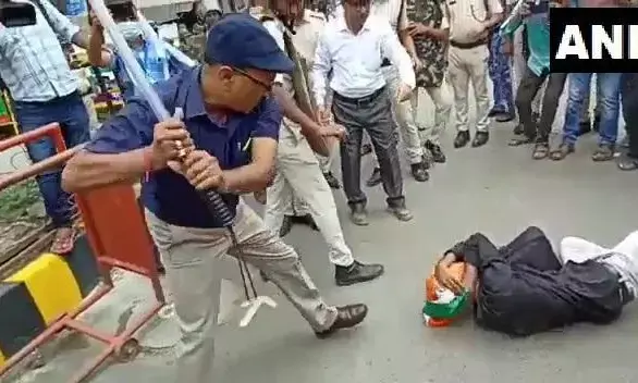 ಬಿಹಾರ ಸರಕಾರದ ವಿರುದ್ಧ ಬಿಜೆಪಿ ಪ್ರತಿಭಟನೆ, ಲಾಠಿಚಾರ್ಜ್ ಗೆ ಓರ್ವ ಬಲಿ