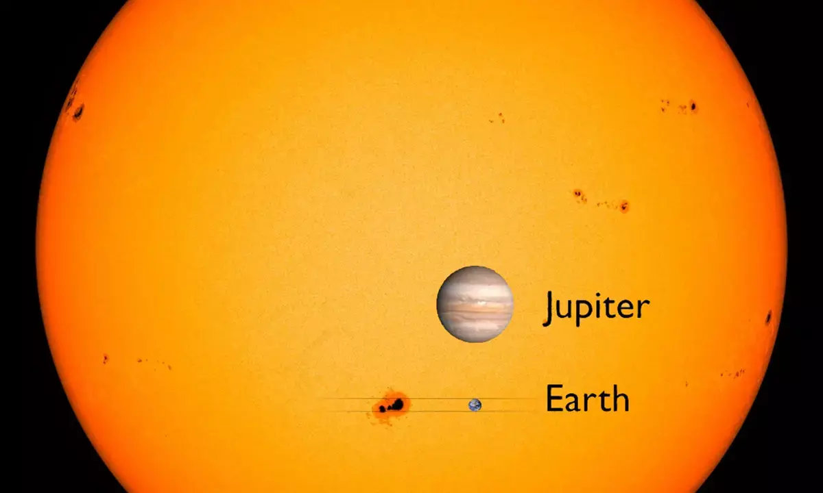 ಟೆಲಿಸ್ಕೋಪ್ ನೆರವಿಲ್ಲದೇ ಗೋಚರಿಸುತ್ತಿದೆ ಭೂಮಿಗಾತ್ರದ ‘ಸನ್‌ಸ್ಪಾಟ್’