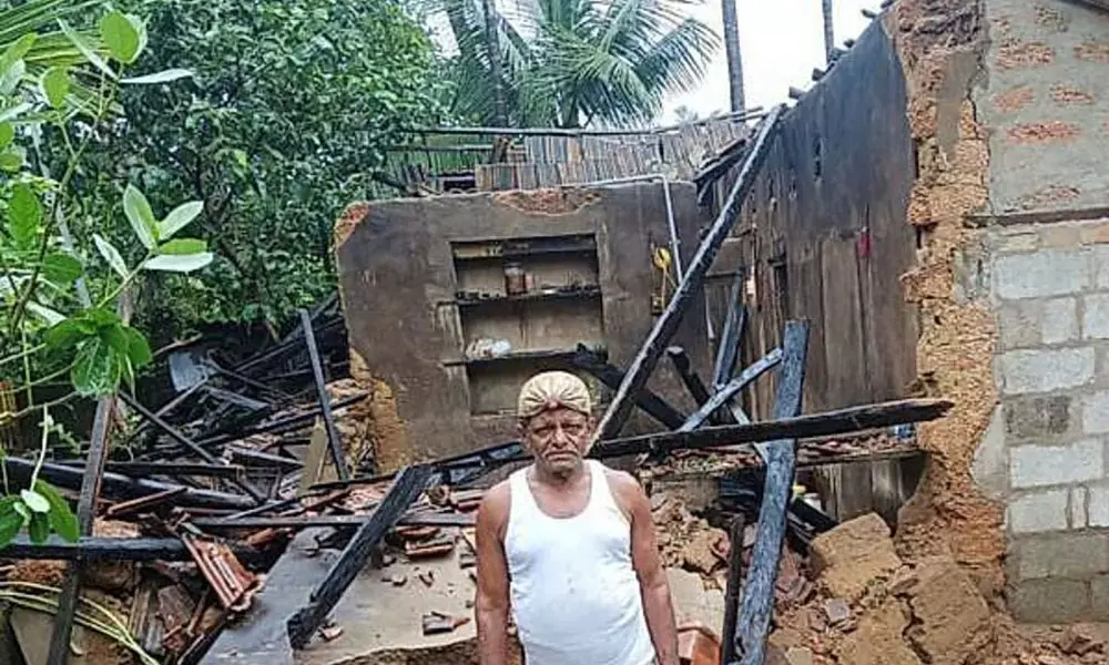 ಉಡುಪಿ ಜಿಲ್ಲೆಯಲ್ಲಿ ಮಳೆ; 3 ಮನೆಗಳು, ಜಾನುವಾರು ಕೊಟ್ಟಿಗೆಗೆ ಹಾನಿ