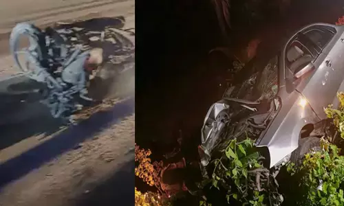 ಕಾರು- ಬೈಕ್ ಮುಖಾಮುಖಿಯಾಗಿ ಢಿಕ್ಕಿ; ಇಬ್ಬರು ಸ್ಥಳದಲ್ಲೇ ಮೃತ್ಯು