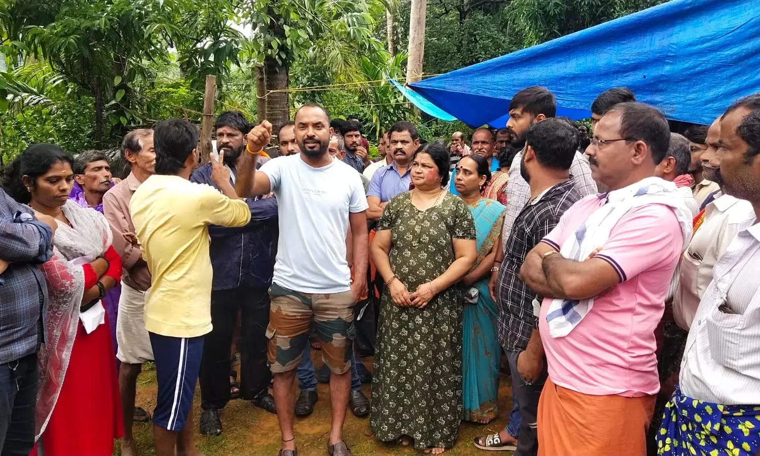 ಬೆಳ್ತಂಗಡಿ: ಸ್ಮಶಾನದ ಕೊರತೆಯ ವಿರುದ್ಧ ಗ್ರಾಮಸ್ಥರಿಂದ ಪ್ರತಿಭಟನೆ