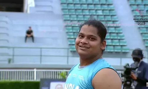 ಶಾಟ್ಪುಟ್ ರಾಷ್ಟ್ರೀಯ ದಾಖಲೆ ಸರಿಗಟ್ಟಿ ಬೆಳ್ಳಿ ಗೆದ್ದ ಆಭಾ ಖಟುವಾ