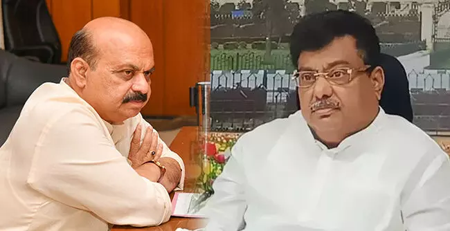 ಕಾಂಗ್ರೆಸ್​ ಸೇರುವಂತೆ ಬಸವರಾಜ ಬೊಮ್ಮಾಯಿಗೆ ಆಹ್ವಾನ ನೀಡಿದ ಸಚಿವ ಎಂ.ಬಿ ಪಾಟೀಲ್