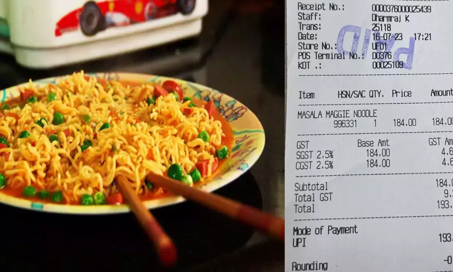 ವಿಮಾನ ನಿಲ್ದಾಣದಲ್ಲಿ ಮ್ಯಾಗಿಗೆ ದುಬಾರಿ ದರ: ಟ್ವಿಟರ್‌ನಲ್ಲಿ ಚರ್ಚೆಗೆ ಗ್ರಾಸವಾದ ಆಹಾರದ ಬೆಲೆ