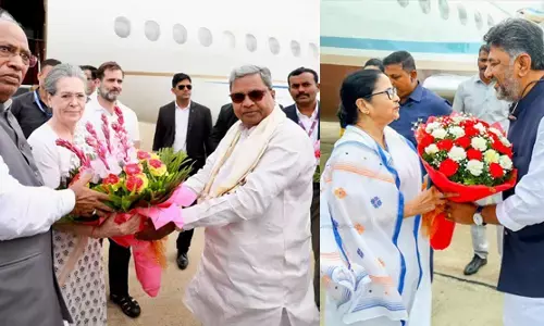 ವಿರೋಧ ಪಕ್ಷಗಳ ನಾಯಕರ ಸಭೆ; ಬೆಂಗಳೂರಿಗೆ ಆಗಮಿಸಿದ ಖರ್ಗೆ, ಸೋನಿಯಾ, ರಾಹುಲ್, ಮಮತಾ ಬ್ಯಾನರ್ಜಿ