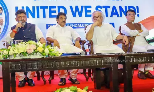 ಬಿಜೆಪಿ ವಿರುದ್ಧ ಹೋರಾಡುವ ಮನಸ್ಸು ಎಚ್‍ಡಿಕೆಗೆ ಇದಿಯೇ?: ಡಿ.ಕೆ.ಶಿವಕುಮಾರ್