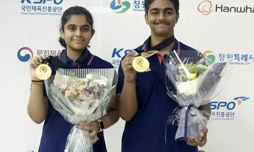 ಐಎಸ್‌ಎಸ್‌ಎಫ್ ಜೂನಿಯರ್ ವಿಶ್ವ ಚಾಂಪಿಯನ್‌ಶಿಪ್ ಅಭಿನವ್-ಗೌತಮಿಗೆ ಚಿನ್ನ