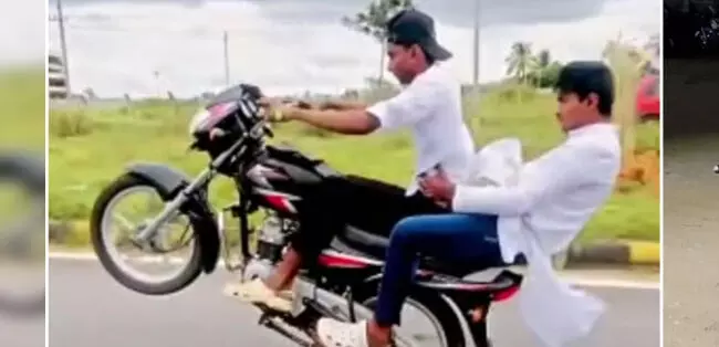 ಬೆಂಗಳೂರು | ಬೈಕ್ ವೀಲ್ಹಿಂಗ್ ಮಾಡಿದರೆ ಲೈಸೆನ್ಸ್ ರದ್ದು: ಎಡಿಜಿಪಿ ಅಲೋಕ್ ಕುಮಾರ್ ಬೆಂಗಳೂರು | ಬೈಕ್ ವೀಲ್ಹಿಂಗ್ ಮಾಡಿದರೆ ಲೈಸೆನ್ಸ್ ರದ್ದು: ಎಡಿಜಿಪಿ ಅಲೋಕ್ ಕುಮಾರ್