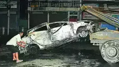 ಮಣಿಪುರ: ಐಜಿಪಿ ಕಾರು ತಡೆದು ಬೆಂಕಿ ಹಚ್ಚಿದ ಗುಂಪು