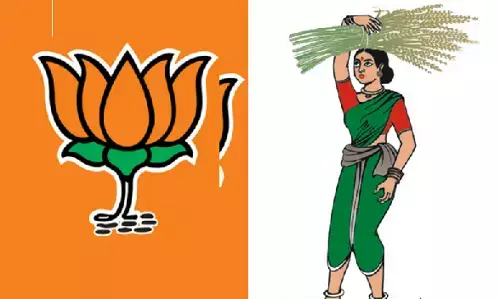 ಜೆಡಿಎಸ್-ಬಿಜೆಪಿ ಹೊಂದಾಣಿಕೆ; ಕುರುಡನ ಹೆಗಲ ಮೇಲೆ ಕುಂಟನ ಸವಾರಿ: ಕಾಂಗ್ರೆಸ್ ಲೇವಡಿ