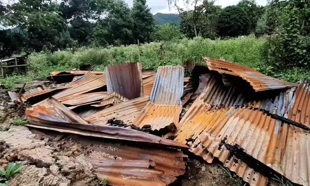 ಮಣಿಪುರ: ಸ್ವಾತಂತ್ರ್ಯ ಹೋರಾಟಗಾರನ ಪತ್ನಿಯ ಜೀವಂತ ದಹನ