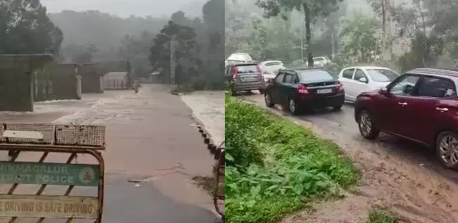 ಚಿಕ್ಕಮಗಳೂರು ಜಿಲ್ಲೆಯಲ್ಲಿ ಮುಂದುವರಿದ ಭಾರೀ ಮಳೆ: ಮುಳುಗಿದ ಹೆಬ್ಬಾಳೆ ಸೇತುವೆ, ಅಲ್ಲಲ್ಲಿ ರಸ್ತೆ ಸಂಪರ್ಕ ಕಡಿತ