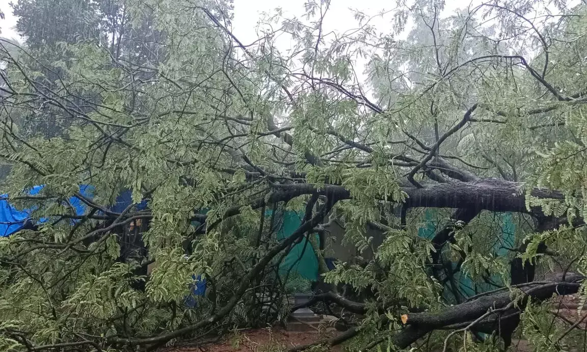ಉಡುಪಿ ಜಿಲ್ಲೆಯಾದ್ಯಂತ ಮುಂದುವರಿದ ಭಾರೀ ಗಾಳಿಮಳೆ