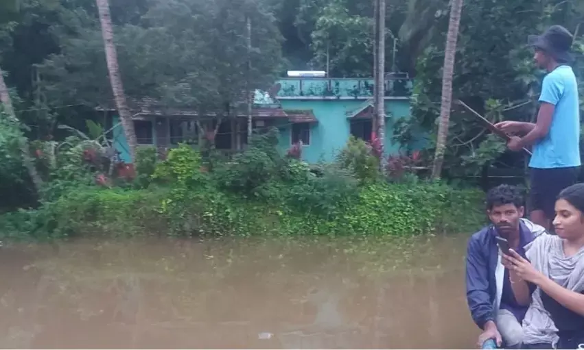 ಪಾವೂರು: ತಗ್ಗು ಪ್ರದೇಶ ಜಲಾವೃತ