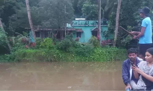 ಪಾವೂರು: ತಗ್ಗು ಪ್ರದೇಶ ಜಲಾವೃತ