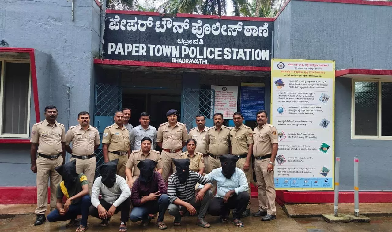 ಶಿವಮೊಗ್ಗ | ರೌಡಿ ಶೀಟರ್‌ ಹತ್ಯೆ ಪ್ರಕರಣ: ಐವರು ಆರೋಪಿಗಳ ಬಂಧನ