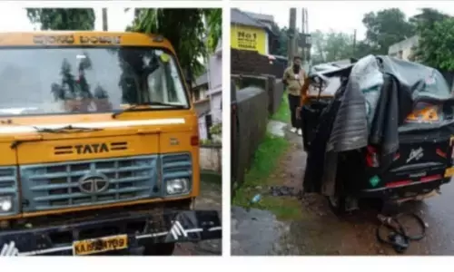 ಬಂಟ್ವಾಳ: ರಸ್ತೆ ಅಪಘಾತ; ಮಹಿಳೆ ಸೇರಿ ಇಬ್ಬರು ಪ್ರಯಾಣಿಕರಿಗೆ ಗಾಯ