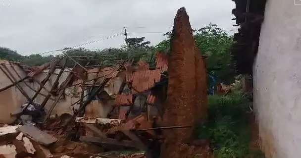 ಅರಸೀಕೆರೆ: ಭಾರೀ ಮಳೆಗೆ ಮನೆ ಗೋಡೆ ಕುಸಿದು ವೃದ್ಧೆ ಮೃತ್ಯು