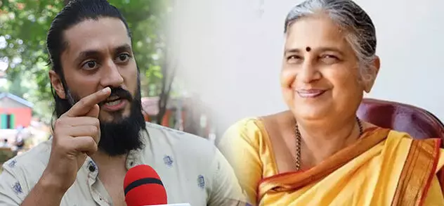 ಸುಧಾಮೂರ್ತಿ ಆಸ್ತಿ ಜಗದಗಲ, ತಿಳುವಳಿಕೆ ಚಮಚದಗಲ: ನಟ ಚೇತನ್ ವ್ಯಂಗ್ಯ ಸುಧಾಮೂರ್ತಿ ಆಸ್ತಿ ಜಗದಗಲ, ತಿಳುವಳಿಕೆ ಚಮಚದಗಲ: ನಟ ಚೇತನ್ ವ್ಯಂಗ್ಯ