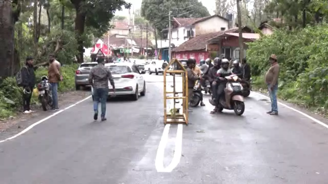 ಚಿಕ್ಕಮಗಳೂರಿನಲ್ಲಿ ತಗ್ಗಿದ ಮಳೆ; ಪ್ರವಾಸಿ ತಾಣಗಳಿಗೆ ನಿರ್ಬಂಧ