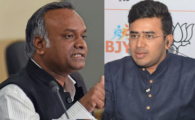 ಬೆಂಗಳೂರಿನಲ್ಲಿ 400 ಮಿಲಿಯನ್ ಡಾಲರ್ ಹೂಡಿದ AMD: ಕೇಂದ್ರವನ್ನು ಶ್ಲಾಘಿಸಿದ ತೇಜಸ್ವಿ ಸೂರ್ಯಗೆ ಪ್ರಿಯಾಂಕ್ ಖರ್ಗೆ ತಿರುಗೇಟು ಬೆಂಗಳೂರಿನಲ್ಲಿ 400 ಮಿಲಿಯನ್ ಡಾಲರ್ ಹೂಡಿದ AMD: ಕೇಂದ್ರವನ್ನು ಶ್ಲಾಘಿಸಿದ ತೇಜಸ್ವಿ ಸೂರ್ಯಗೆ ಪ್ರಿಯಾಂಕ್ ಖರ್ಗೆ ತಿರುಗೇಟು