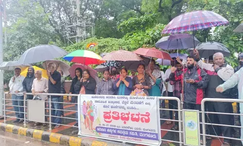 ಮಣಿಪುರದಲ್ಲಿ ನಡೆಯುತ್ತಿರುವ ಹಿಂಸಾಚಾರ ಖಂಡಿಸಿ ಆದಿವಾಸಿ ಹಕ್ಕುಗಳ ಸಮನ್ವಯ ಸಮಿತಿಯಿಂದ ಪ್ರತಿಭಟನೆ