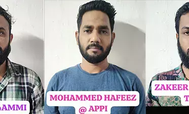 ಮಾದಕ ವಸ್ತು ಎಂಡಿಎಂಎ ಹೊಂದಿದ್ದ ಮೂವರು ಡ್ರಗ್ ಪೆಡ್ಲರ್‌ಗಳ ಬಂಧನ